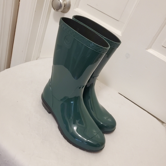 UGG Hunter Green Rainboots Size 6 - Picture 11 of 11